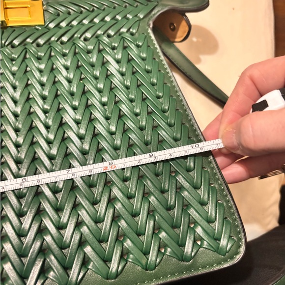 Verano Hill Dionne Woven Green Handbag - Picture 5 of 6